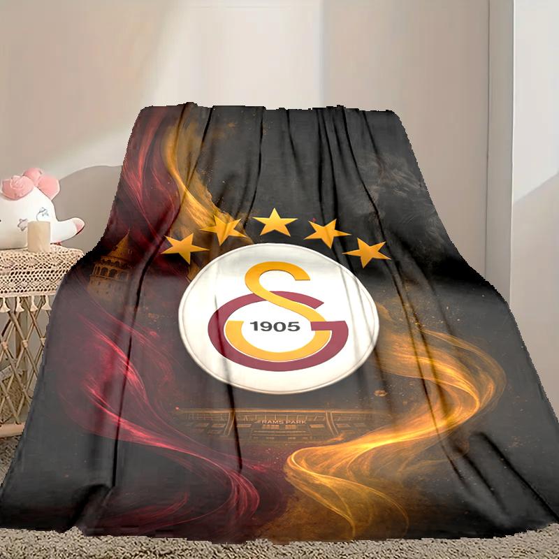 [Galatasaray SK Blanket] Soft Throw Blanket for Bed Sofa, Holiday Gift Blanket for Women Men Family Friend