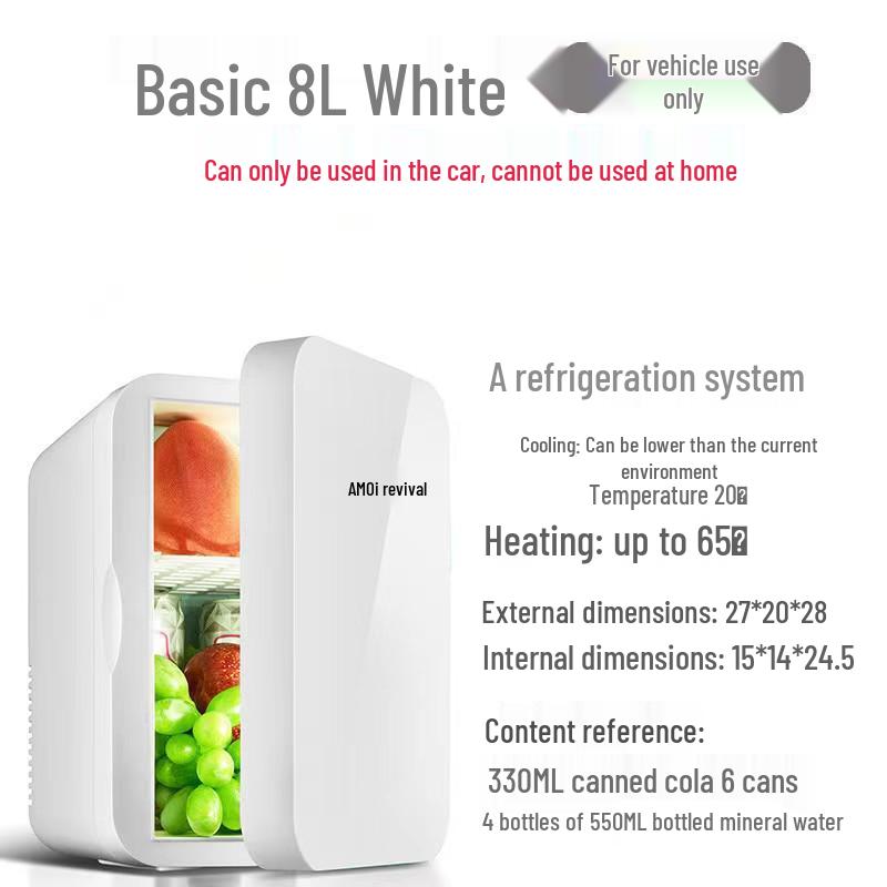 

Xiaxin 8L Dual-Use Car & Home Mini Fridge with Hot & Cold Settings