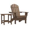 Vidaxl Adirondack Garden Chair with Table, Fir, Brown