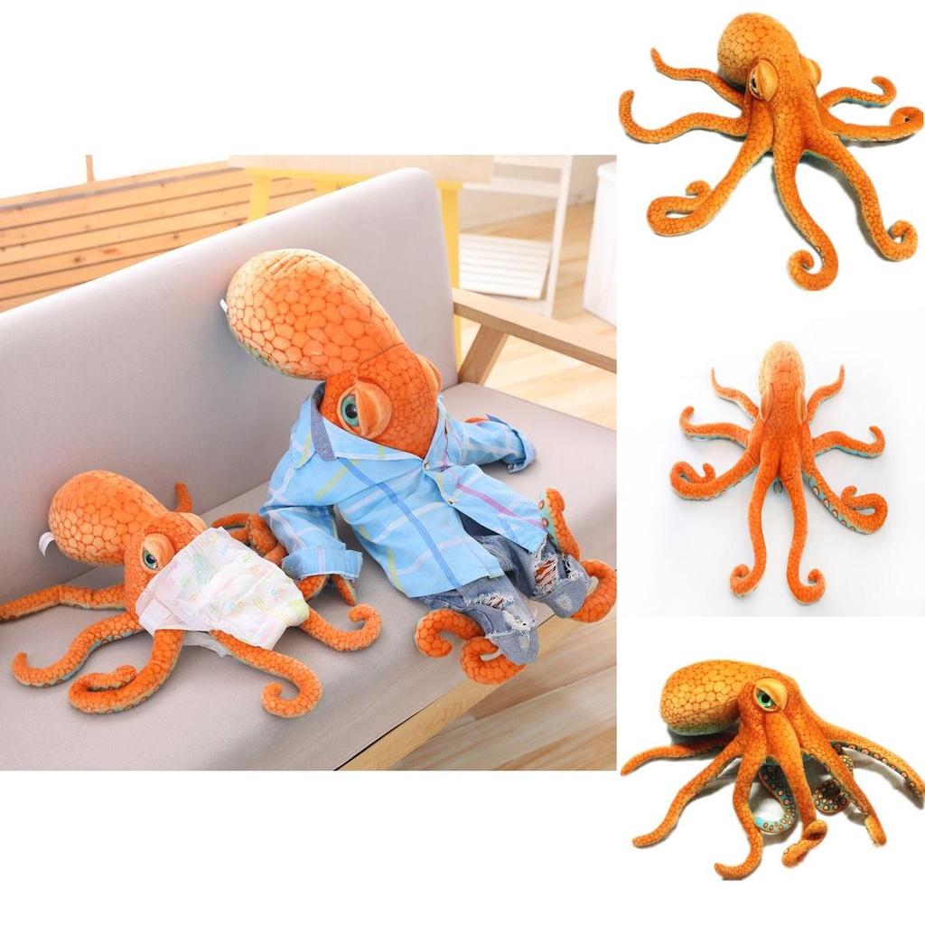 Extra Large Simulation Octopus Stuffed Animal Toy Plush Doll Perfect For Home And Car Decor