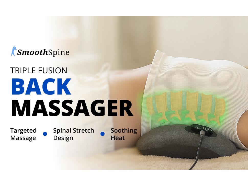 Přeshraniční vyhřívaný masážní bederní polštář z paměťové pěny pro spánek a podporu pasu