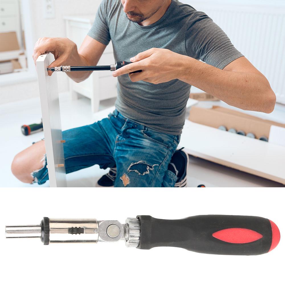 Multi function 180 degrees  Angles   Steel Ratchet Screwdriver