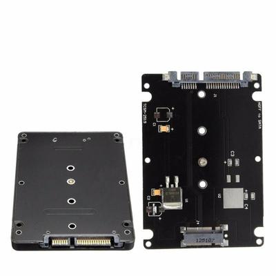 Caixa Externa para SSD M.2 SATA de 2,5 polegadas Adaptador Conversor para SSD NGFF SATA-base Caixa com Soquete Chave B+M Socket 2 Caixa Adaptadora de Cartão M.2 SATA para Desktop