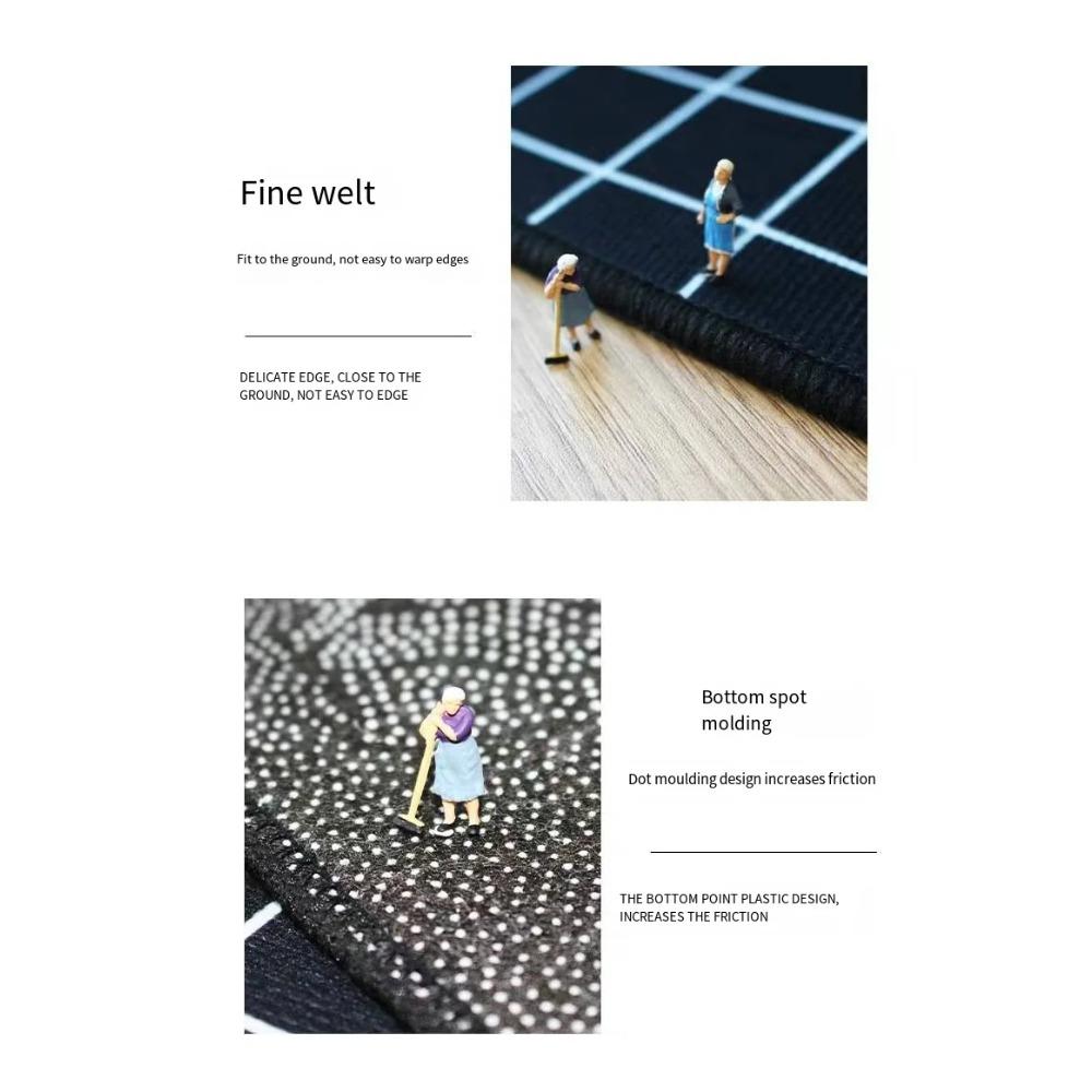 Light Luxury Crystal Pile Carpet Living Room Sofa Tea Table Bedroom Waterproof Wipeable Washable No Care Floor Mat