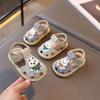 Infant Non-Slip Soft Sole Squeaky Sandals for Boys and Girls, Ages 0-3