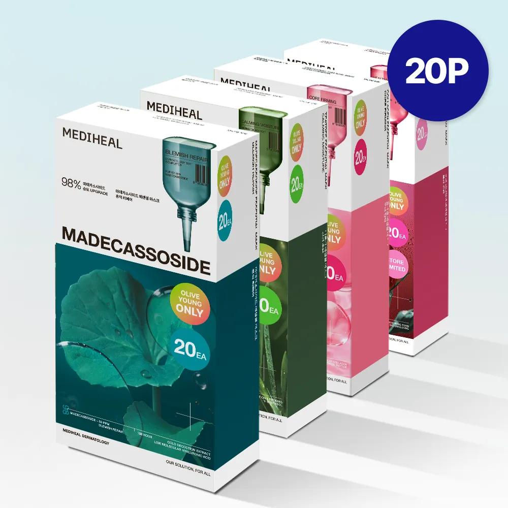 MEDIHEAL Essential Mask Sheet 20ea Rose PDRN 20ea