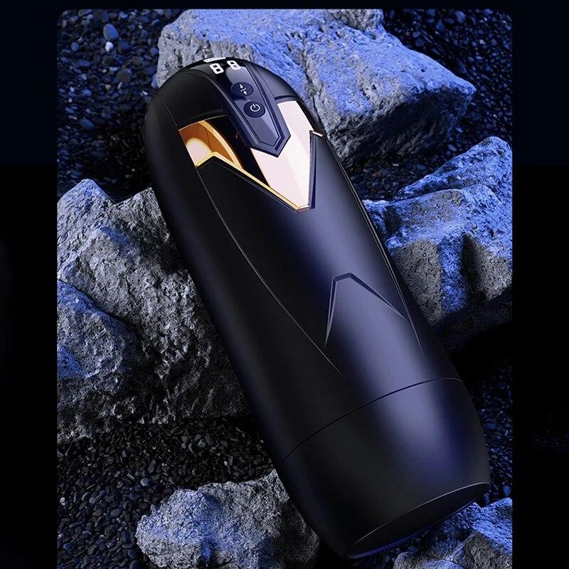 Brinquedos sexuais automáticos para homens boquete sucção telescópica masturbador vaginas reais bolso buceta vibrador adulto masturbação oral copo