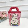 Cute Graffiti Bucket Bag for Women, Ins Style Cartoon Print Round Cylinder Handbag, Korean Fashion Shoulder Tote for Lunch and Daily Use