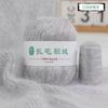 Long-Haired Mink Velvet Hand-Woven Baby Diy Scarf, Hat, Shawl, Sweater, Medium Fine Thread, Skin-Friendly And No Hair Loss