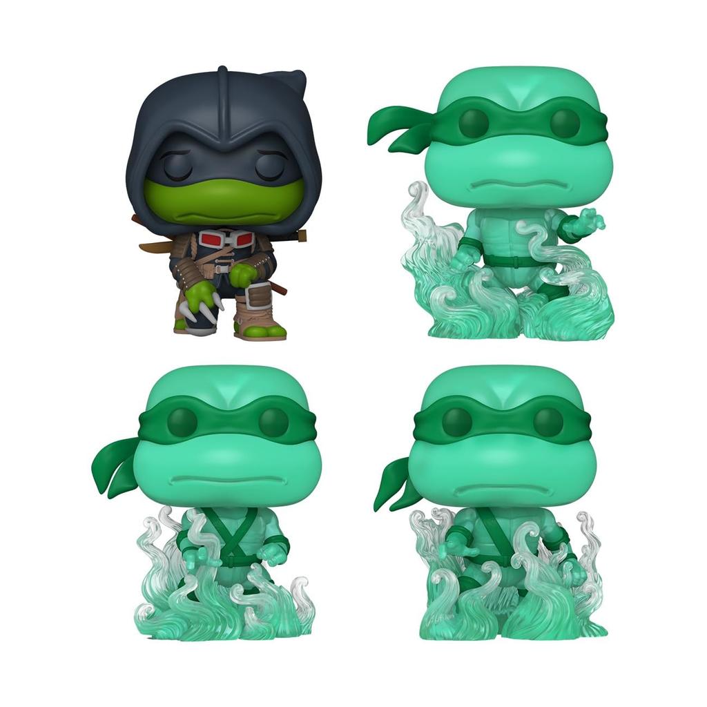 Funko Teenage Mutant Ninja The Last Ronin Amazon Exklusiv Pop! Serietidningar Sköldpaddor - Michelangelo, Raphael, Leonardo, Donatello, 4-pack,