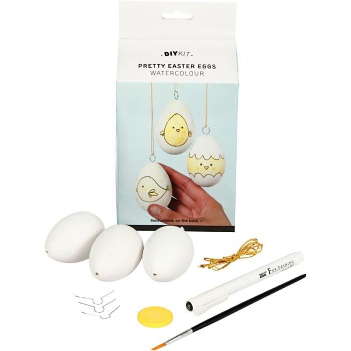 Kit oeufs de Pâques à décorer - 10 pcs