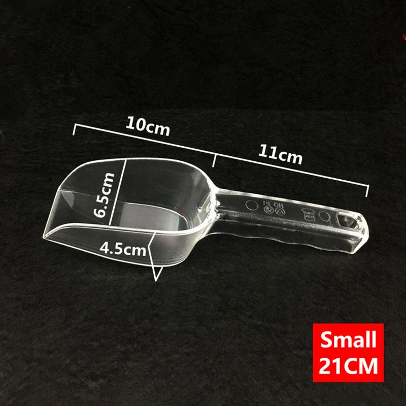 1Pcs Bar Buffet Wedding Favor Party Ice Sugar Sweets Candy Clear Acrylic Scoops Kitchen Gadget Dessert Grain Dry Goods Shovel