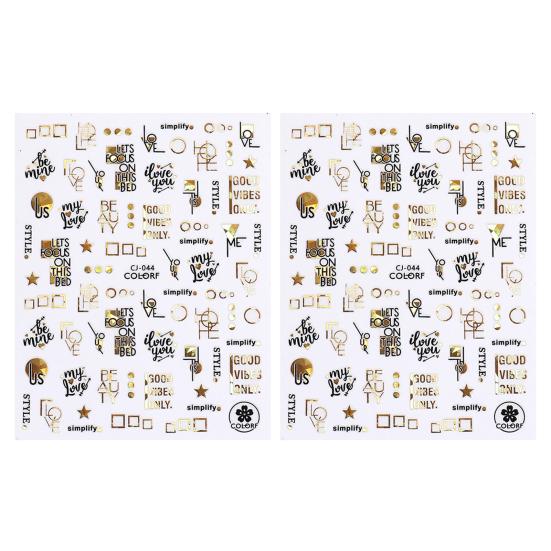 

2 шт. наклейки для дизайна ногтей, не выцветающие, легко наклеиваемые, самоклеящиеся, непадающие, сделай сам, День святого Валентина, красные сердечки, маникюрные наклейки, поставка для салонов красоты Q