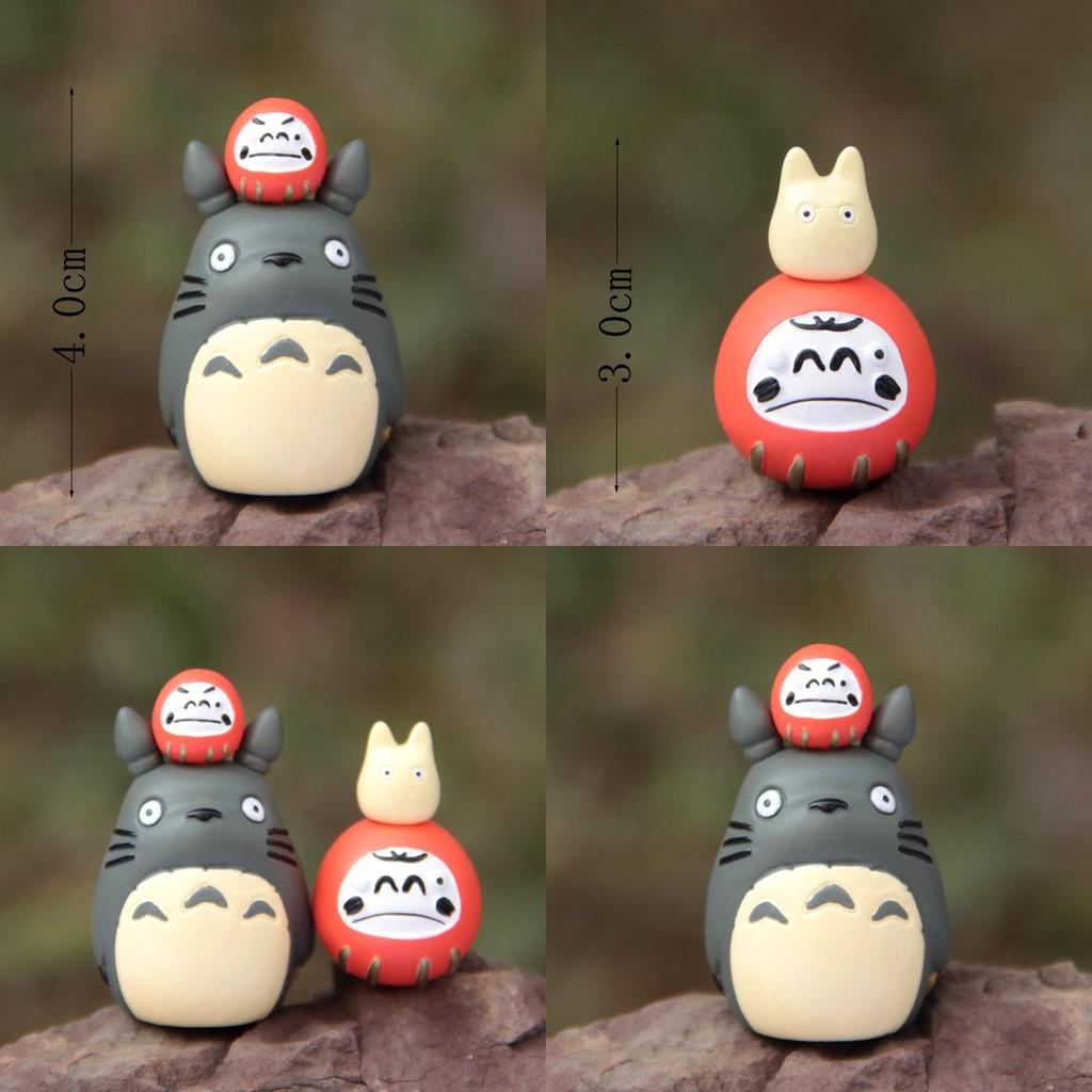 Cute Cartoon Totoro Overhead Dharma Micro Model Ornament For Prop Landscape