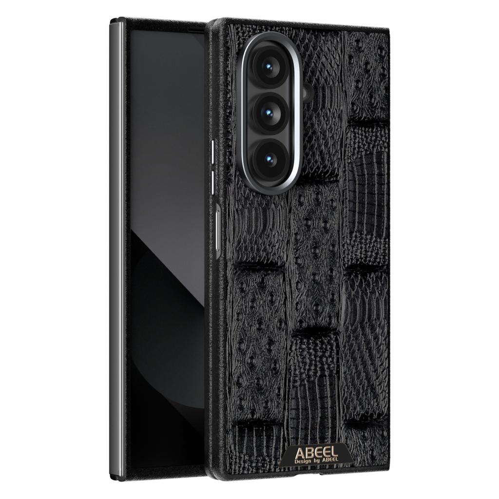 ABEEL For Samsung Galaxy Z Fold7 5G Case Compatible with MagSafe Beast Texture Micro-Embossing Back Cover
