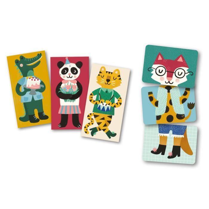 Jeu de carte 1 2 3 ANIMAUX - Premier - Assemblage et reconnaissance