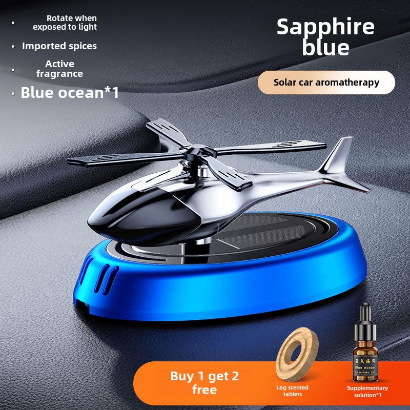 

Ароматерапевтическое украшение для автомобиля на солнечной энергии - вращающийся самолет