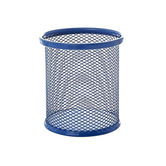 Metal Hollow Pen Pencil Holder Vase Pot Tidy Stationery Storage Desk Container