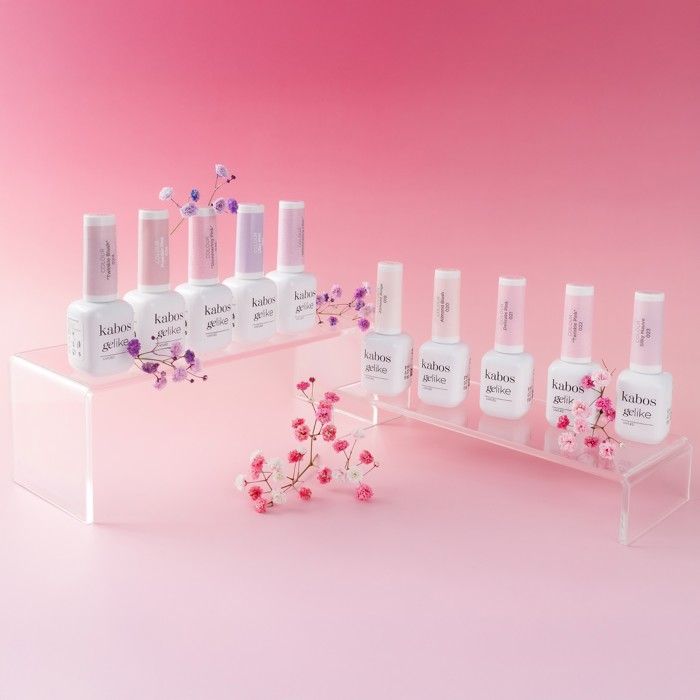 Vernis à ongle - Kabos Gelike 019 - Beige Almond - 8 ml - Formule douce pour ongles sensibles