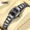 OPK 8112 Ladies Watch Original Quartz Brand Simple Fashion Quartz Watch Waterproof Square Watch Stainless Steel Luminous Watch