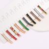 New Fashion Tennis Zircon Long Tassel Earrings Women's Simple GoldColor Party Jewelry Beautiful Gifts