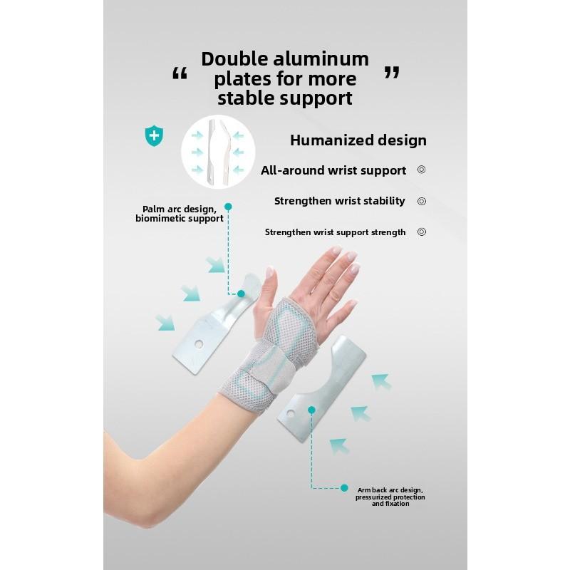 Wrist Support, Fixation and Protection Wrist Guard with Tendon Cover for Sports Use
