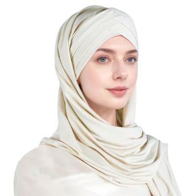Uccellino Muçulmano Estola Muçulmana Hijab, Turbante, Vestuário Feminino, (Off white)