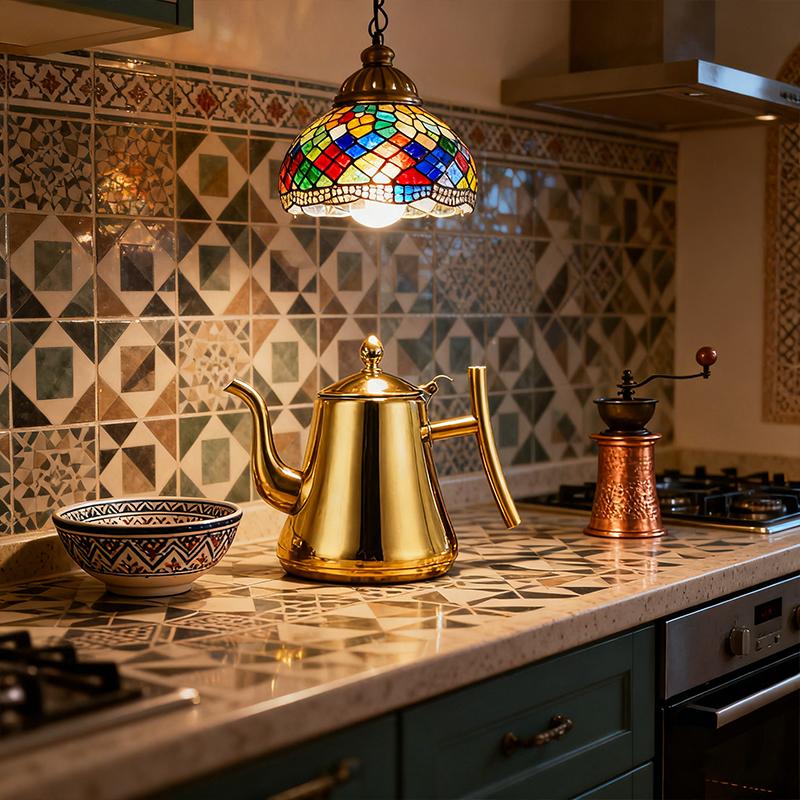 1 Set Teapot and Water Kettle Home Stainless Steel Restaurant Heat-Resistant Kitchen Essentials 1L 1.5L 2L Capacity