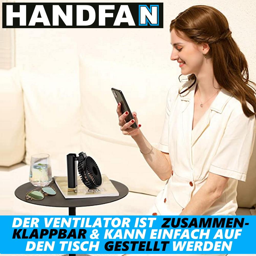 HÅNDVIFTE Mini Håndvifte bærbar sammenleggbar USB-vifte Batteridrevet vifte