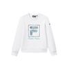 Funky Logo Print Sports Pullover American Vintage Sweatshirt Women Sweatshirt White F11W018216GWT