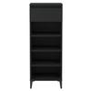Shoe Rack Black 40 x 36 x 105 cm Engineered Wood