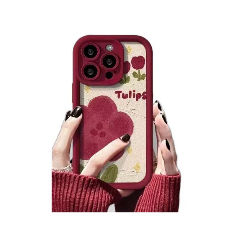 Tulip Rabbit Apple iPhone Case for 12/13/14/15Pro/16ProMax/17