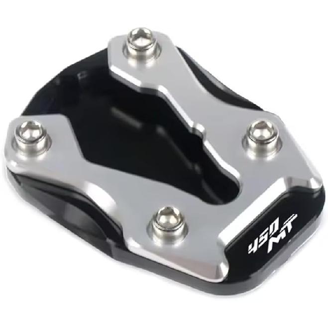Enlarged Kickstand Pad Pedal Sidestand Pad Compatible with CFMOTO Ibex 450 2025,Aluminum,CNC-machined,Anodized,Black,CFMOTO IEBX 450 Accessories серебряный