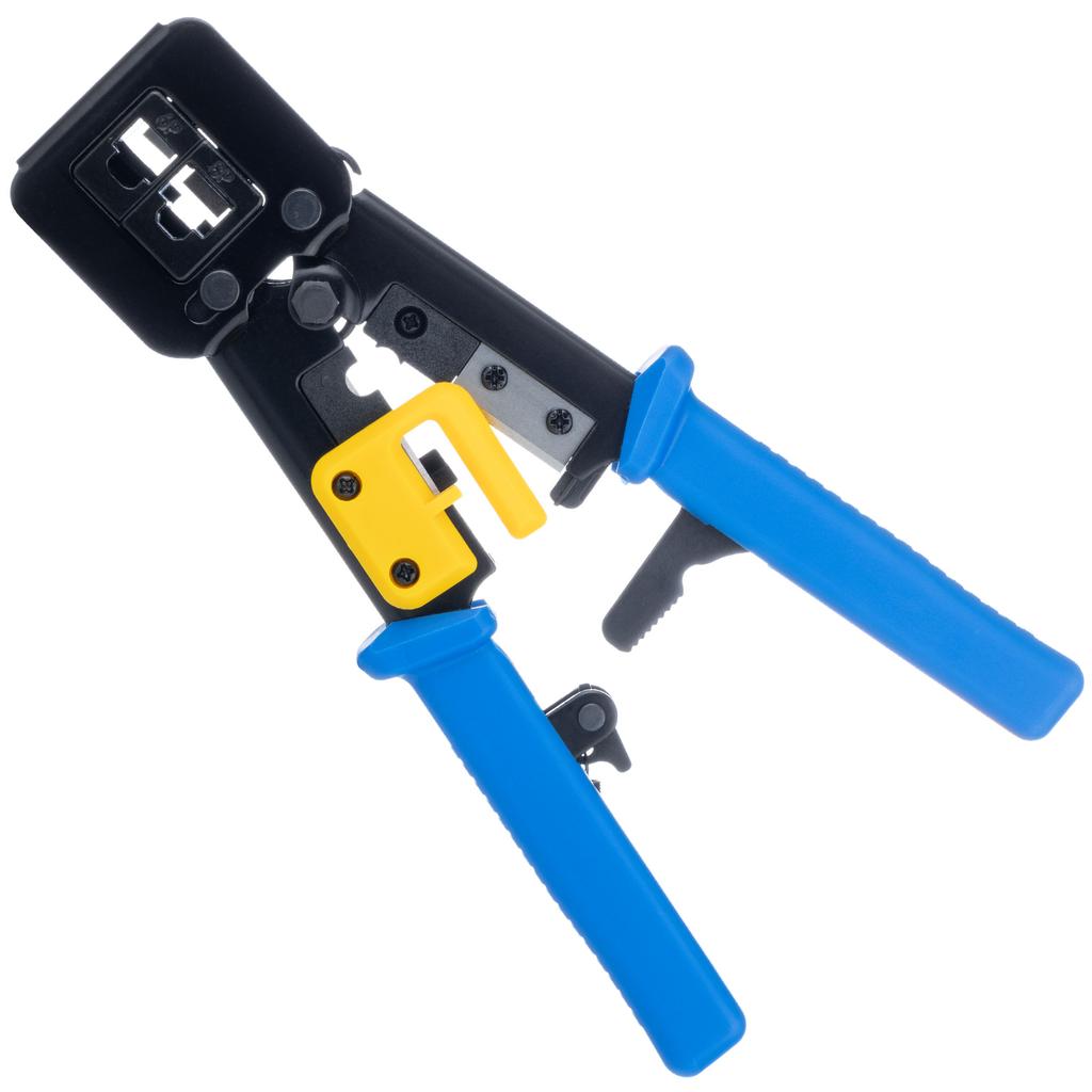 Rosfix Pass-through Crimping Tool for RJ45/RJ12/RJ11