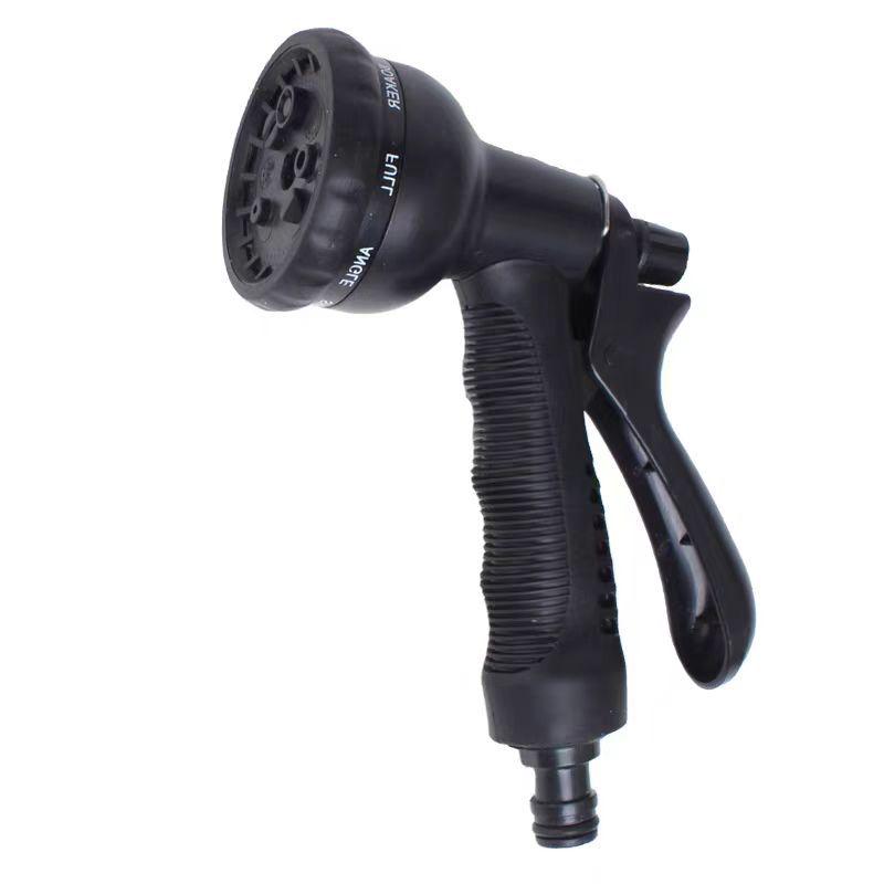 Durable 8-Function High-Pressure Garden & Car Wash Water Gun чёрный