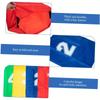 4 Pack/Set Canvas Potato Sack Game Bags, Durable Kangaroo Jumping Bags for Outdoor Lawn Games, Family Interactive Sports