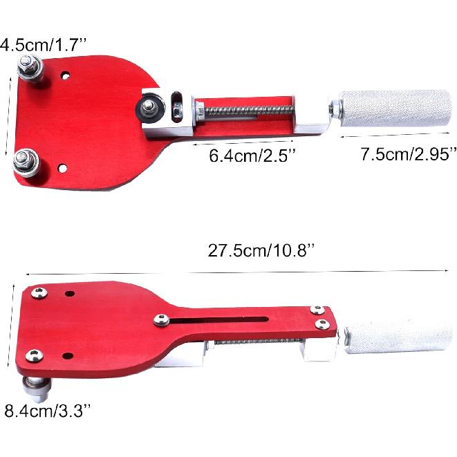MOCW 77750 Ölfilter Schneider Billet-Aluminium Universelles Ölfilter Schneider Werkzeug 2-3/8" - 5" Schneidebereich