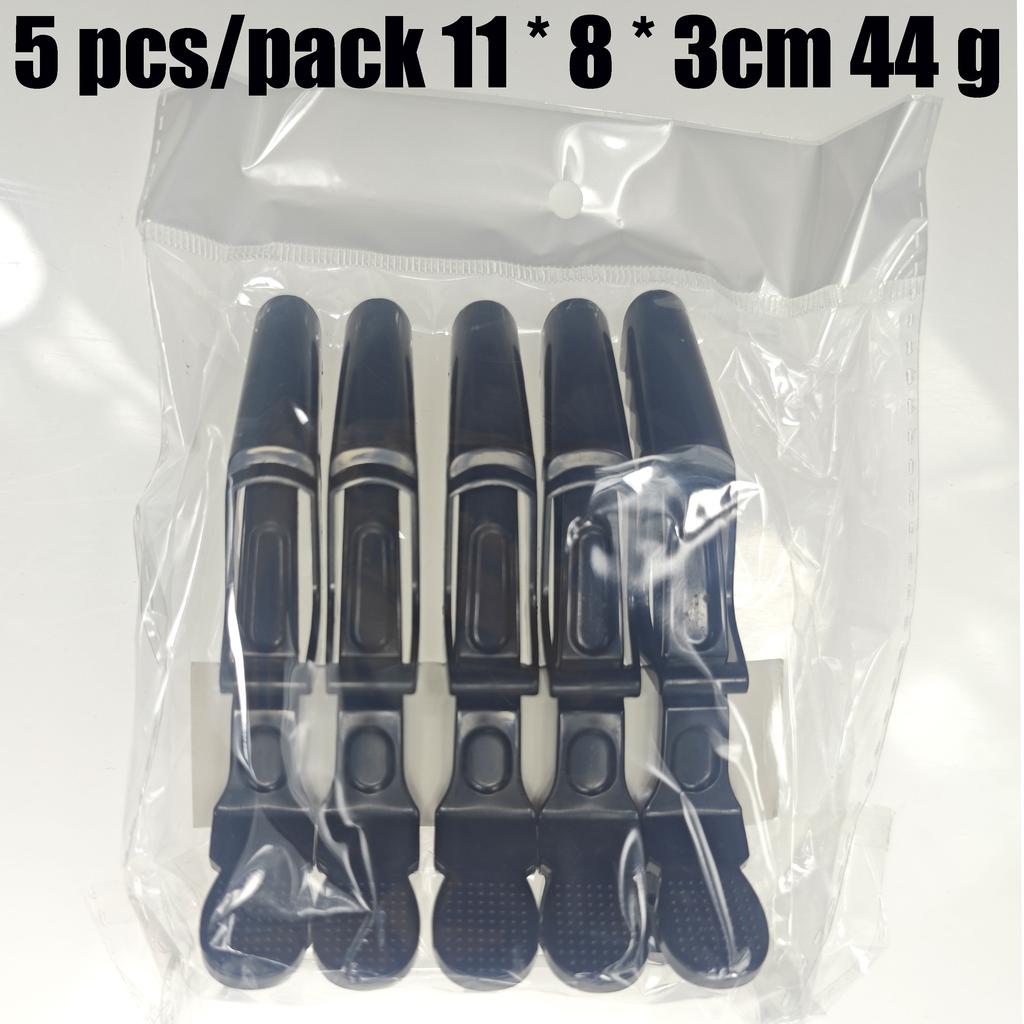 5 Hair Clips High Quality Plastic Hair Styling Tools Durable Hairdressing Supplies & Hair Dyeing Accessories