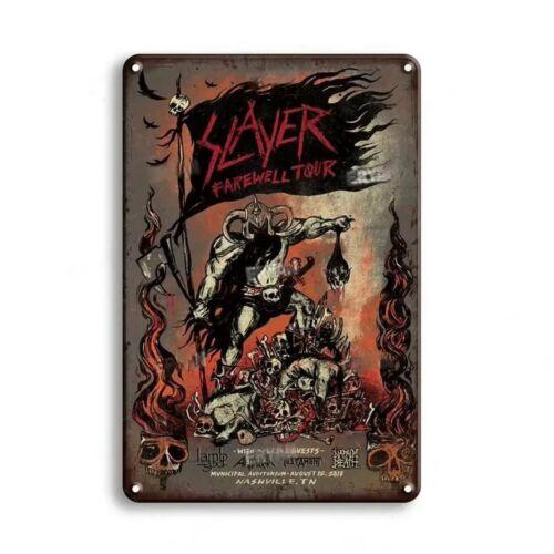 Farewell Tour with LambofGod in Tennessee Tin Metal Sign Wall Artaluminum