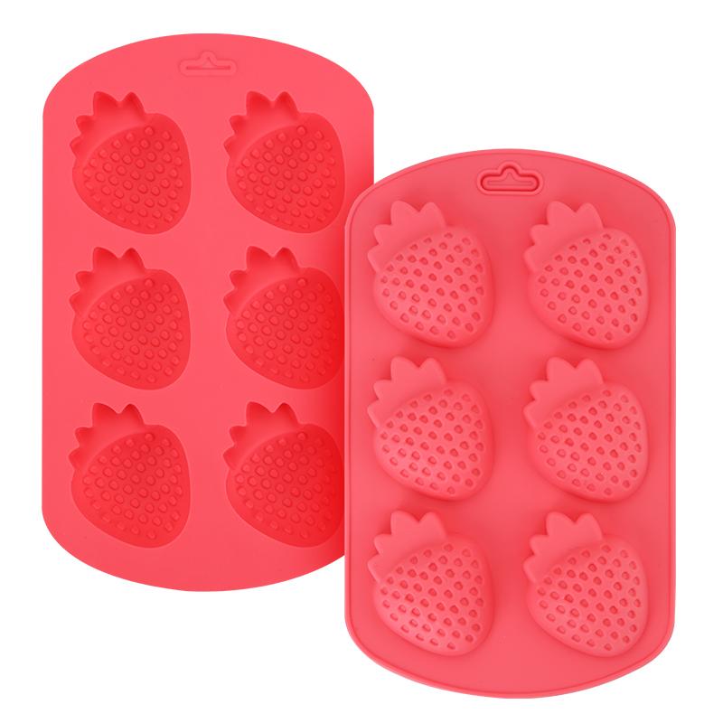 

FAIS DU Fruit 6 Cavity Silicone Mold Ice Cube Fondant Molds Chocolate Candy Mould Baking Cake Decorating Tools Resin Candle Mold красный