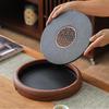 Zhinianhua Imitation Rosewood Round Kung Fu Tea Tray