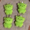 1/12Pcs Cartoon Mini Alien Cat Plush Doll Green Space Cat Pendant Portable Keychains Bag Decoration Trendy Toys Surprise Gifts