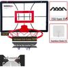 Punch-Free Foldable Basketball and Volleyball Hoop for Kids - Indoor/Outdoor Wall-Mounted Dunk Board