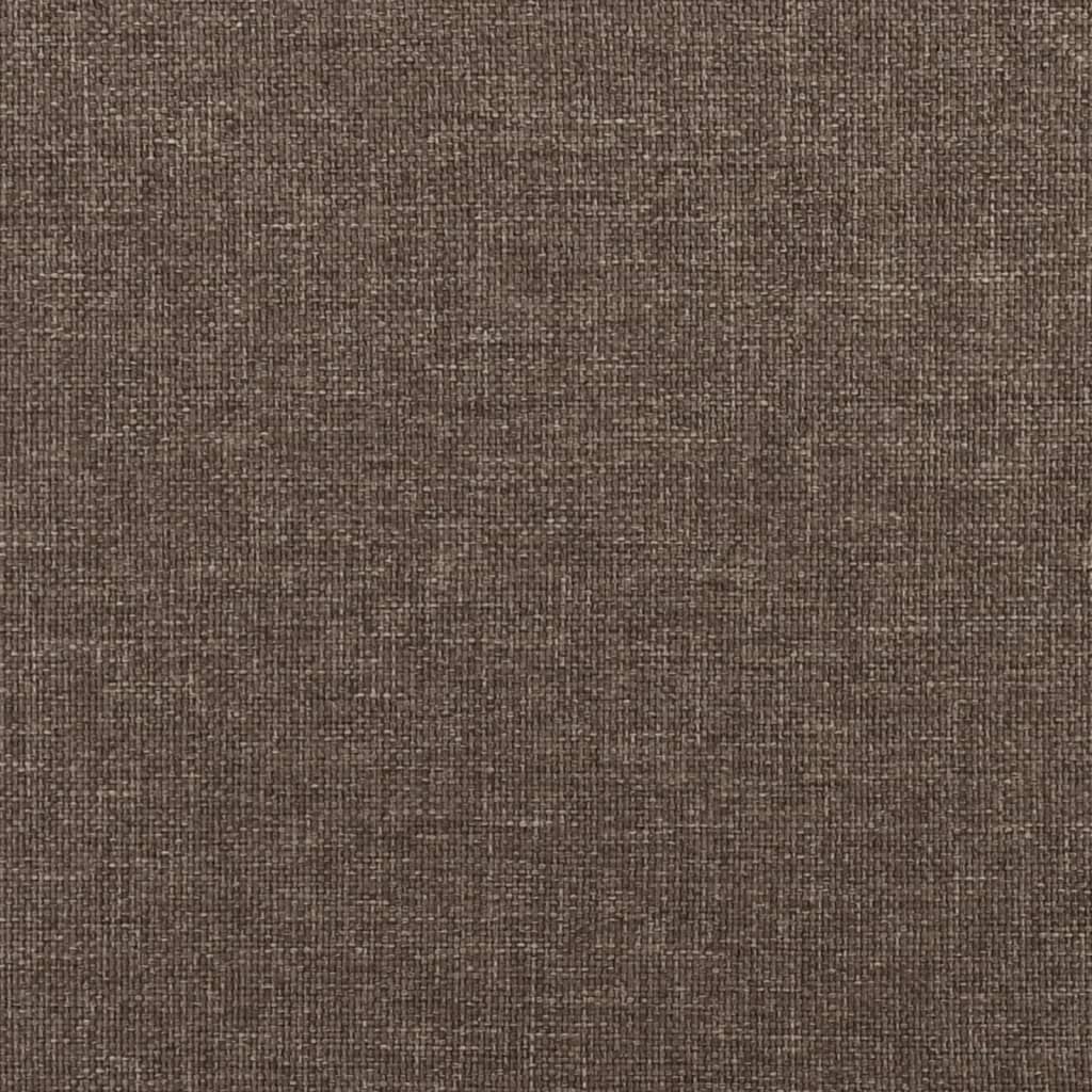 Footstool Taupe 45 X 29.5 X 35 Cm Fabric