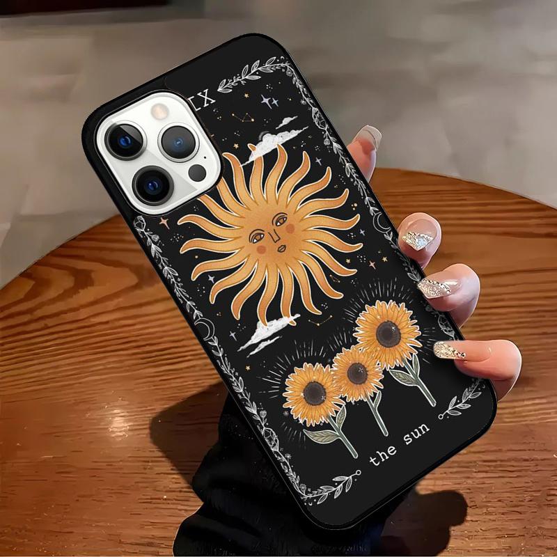 The SUN Tarot card Phone Case For iPhone 17 Air 16 15 14 13 12 11 Pro Max Max Plus Bumper Case Cover