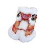 New Year Warm Pet Costume Cute Lion Dance Cloth Dog Clothes for Small Medium Dogs Teddy Schnauzers