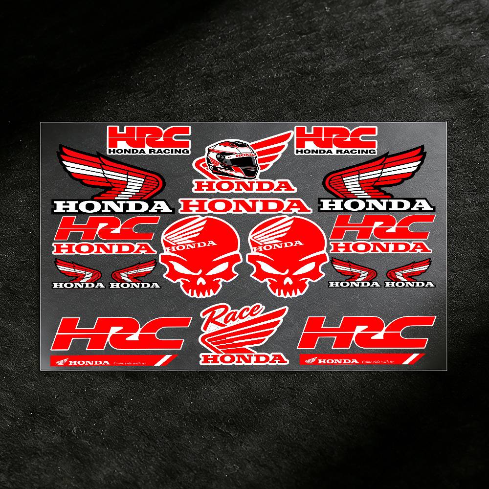 AYN1 For HONDA Stickers Moto Sticker Auto Body Bumper Windows Motorcycle Laptop Walls Vinyl Decal Car Tuning Accessories