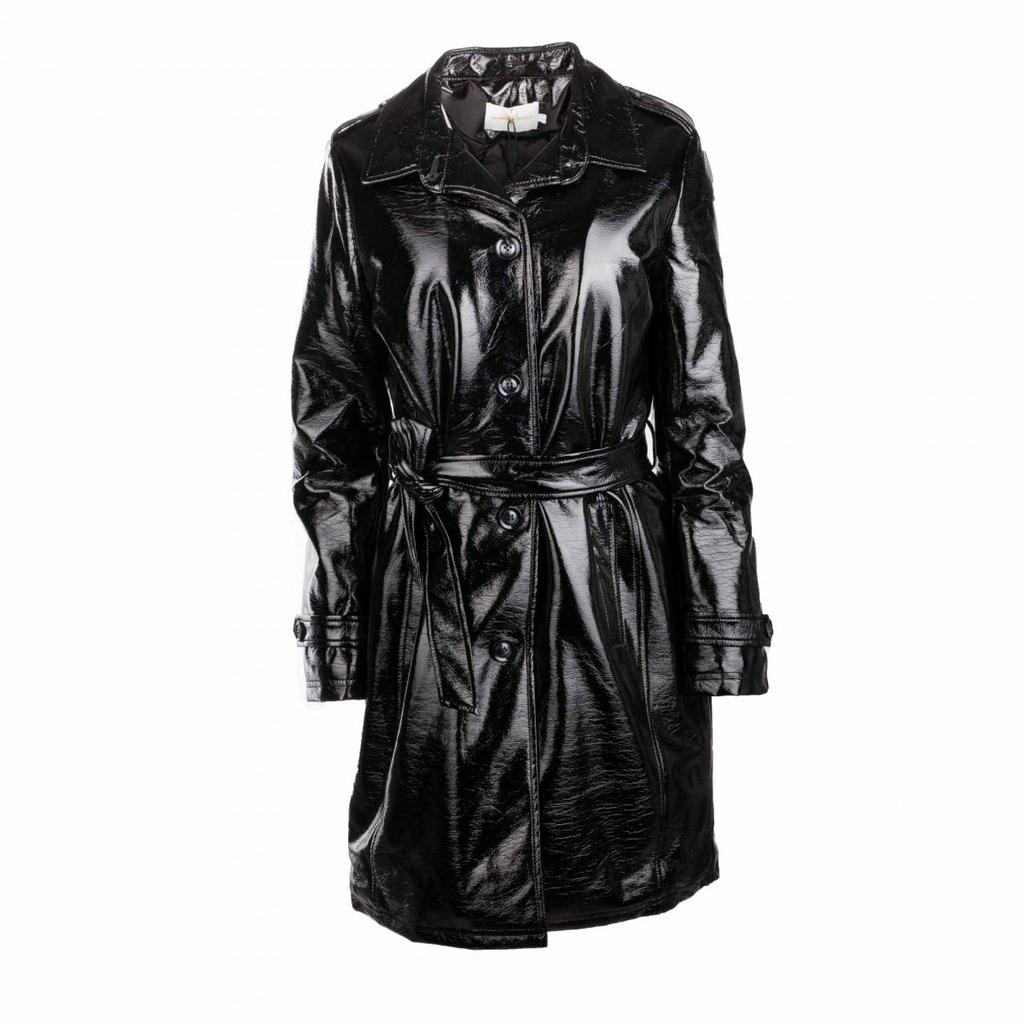 Manteau trench droit ceinturé vinyle doublé Femme LA PETITE ETOILE