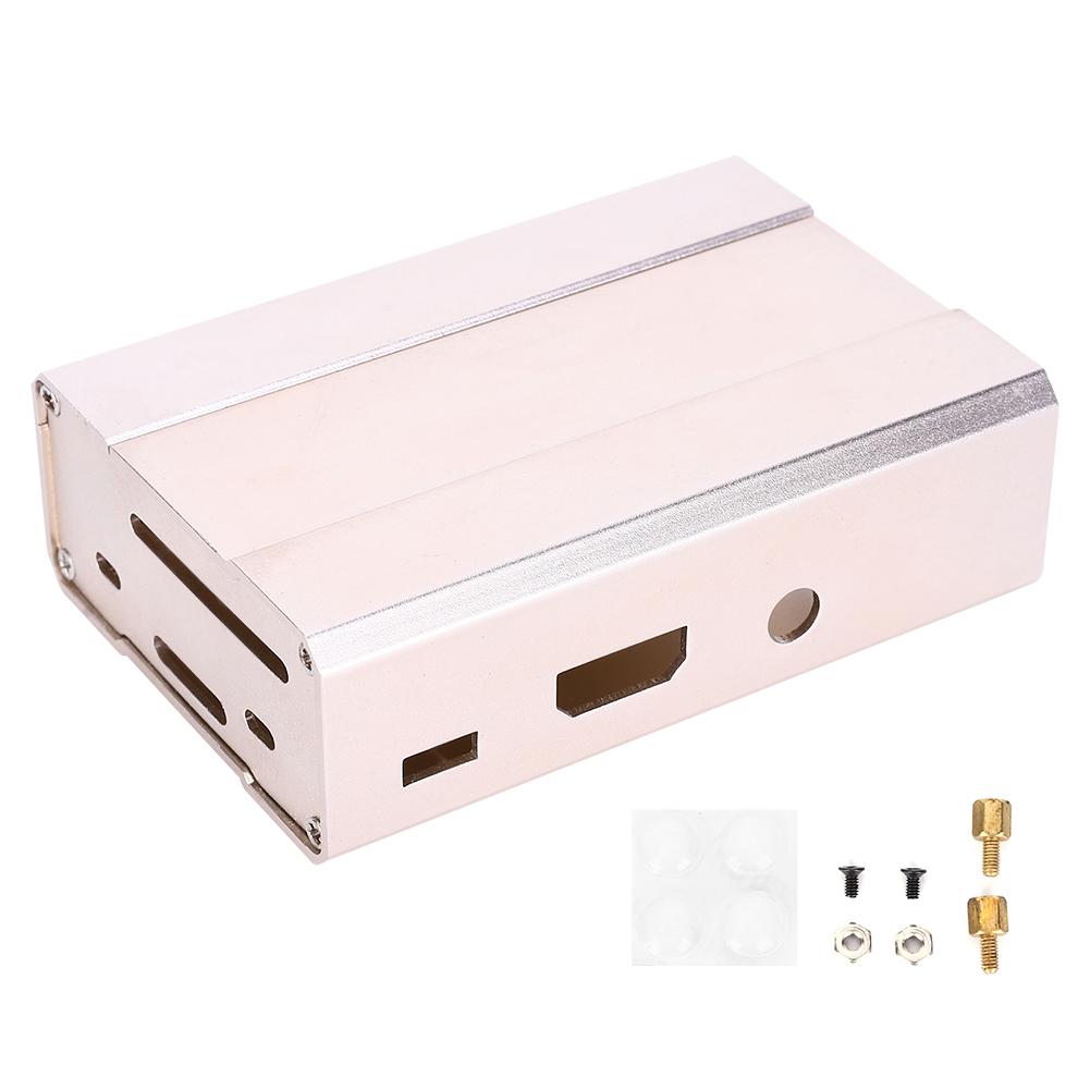 

Gold Aluminum Alloy Protective Case Enclosure Box Fits for 3