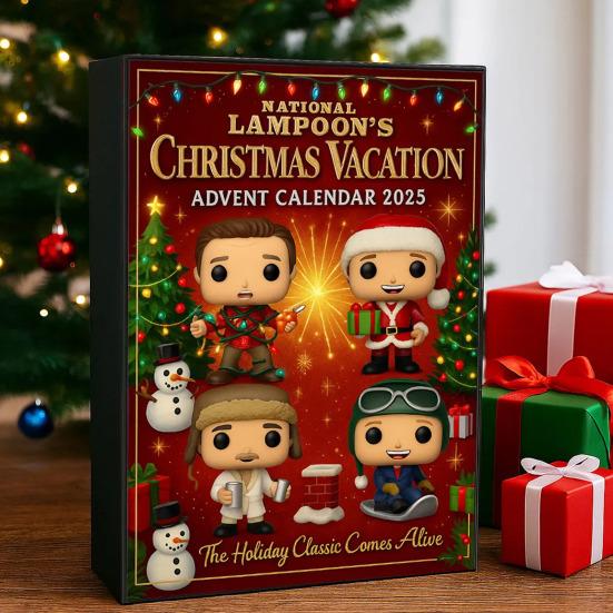 Christmas Vacation Advent Calendar 2025 24-Day Countdown Calendar with 24 Pcs Collectible Doll Figures for Kids And Adults